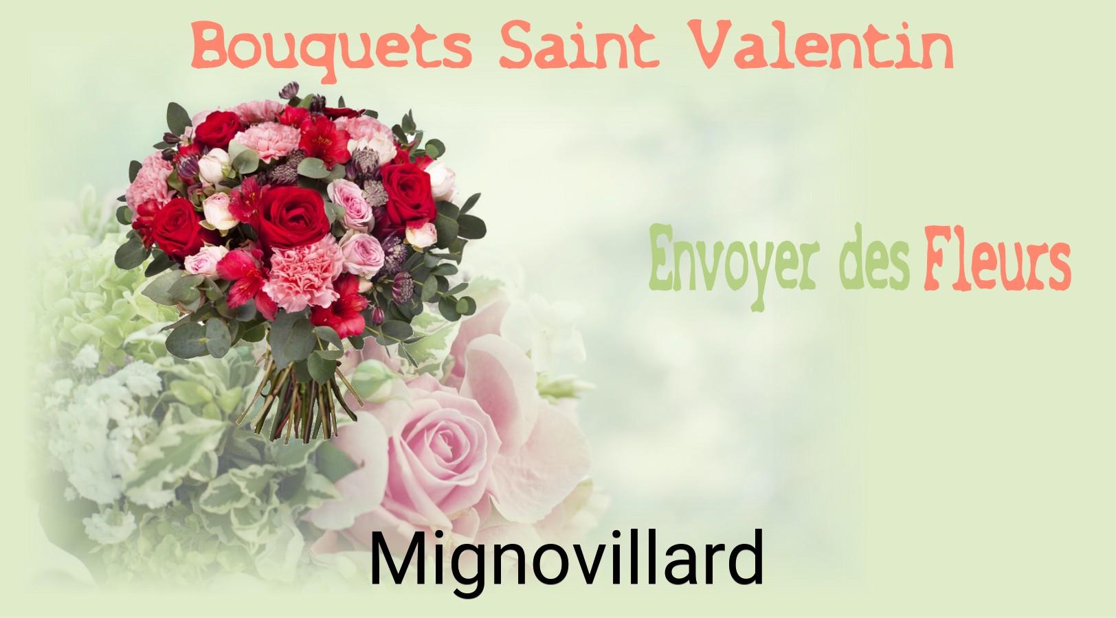 Roses de Saint-Valentin livrées à Mignovillard